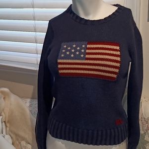 VINTAGE RALPH LAUREN FLAG SWEATER